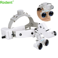 Dentisit Surgical 65000 Lux LED Phare Bandeau Loupes Binoculaires Luminosité Spot Ajustable Phare 3.5X