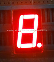 Affichage LED à 7 segments rouge super lumineux de 0,56 pouce, à chiffre unique, pour usage éducatif, luminosité de 100 Mcd, garantie de 2 ans