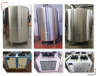 Équipement de brasserie Système de refroidissement Refroidisseur de glycol Machine de refroidissement de bière Réservoir d'eau de glycol