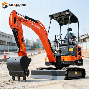 SHANDING จัดส่งฟรี รถขุดขนาดเล็ก 1.7 ตัน เครื่องยนต์คูโบต้า 2.5 ตัน รถขุดขนาดเล็กจากจีน เครื่องขุดขนาดเล็ก รถขุดมินิ - Product Image 5