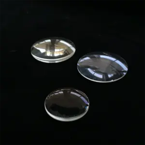 맞춤형 광학 기기 유리 현미경 25mm 30mm 80mm 양면 볼록 렌즈
