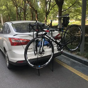 Soporte de bicicleta trasera para coche, portaequipajes para Sedan, Suv, para maletero