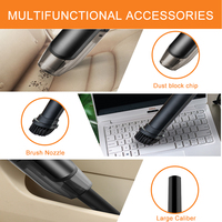 Aspirateur de voiture portable à main, rechargeable sans fil, 60W, batterie 2000mAh, faible bruit, petit, portable, haute puissance, vente chaude