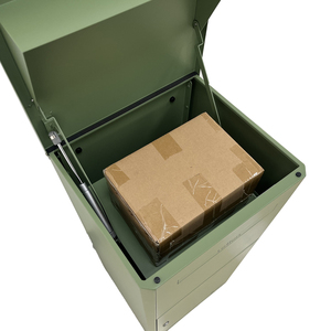Buzón de Acero Galvanizado Personalizable Directo de Fábrica, Buzón de Correos Independiente para Jardín Exterior, Seguro para el Hogar y Apartamentos - Product Image 3