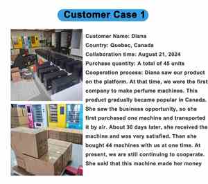 Canada Cheap Perfume <b>Spray</b> Vending Machine Alcohol-Free Cologne Machine Supplier in Guangzhou - Product Image 1