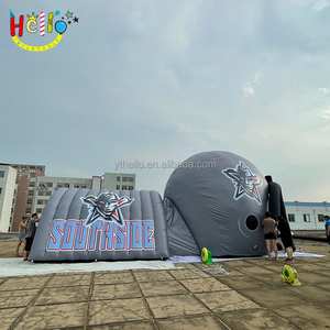 نفق دخول قابل للنفخ مخصص للفريق الرياضي لكرة القدم مع خوذة - Product Image 2