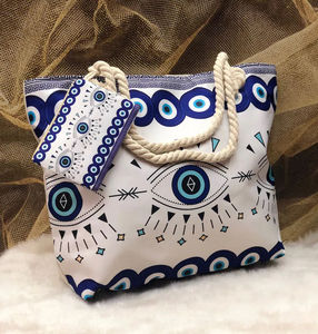 Bolsos de hombro de lona para compras de noche de verano en la playa, bolsos de mensajero de moda para mujer bohemios, India Afghani Sling Lady's - Product Image 3