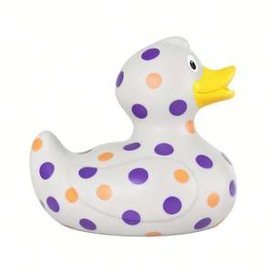 Juguete Promocional Apto para Niños Pequeños, Patito de Goma de PVC Personalizado Impreso al por Mayor, Juguetes Acuáticos para Niños para Bañeras - Product Image 6
