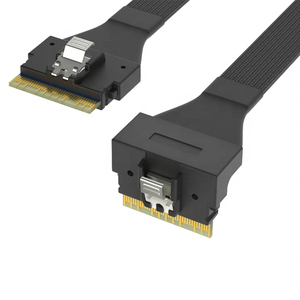 Высокое качество PCIe 4,0 SFF-8654 8i до 2 Mini SAS SFF8643 серверный кабель на жестком диске 24 Гб/с для электронных приложений - Product Image 3