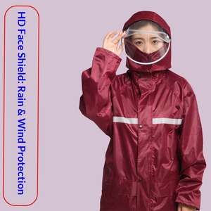 Ensemble imperméable et <span class=keywords><strong>pantalon</strong></span> de <span class=keywords><strong>pluie</strong></span> en tissu Oxford pour hommes et femmes, idéal pour la protection professionnelle en service (vente en gros) - Product Image 4