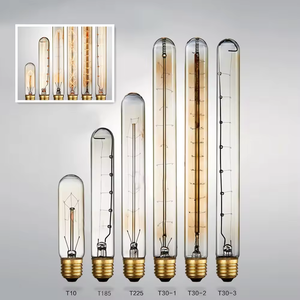Bombilla Incandescente <span class=keywords><strong>Vintage</strong></span> Edison T30 de Filamento, 300mm, 220V, 25W, E27, Tubo Largo, Bombilla Edison T300, Lámpara Retro T9 - Product Image 5