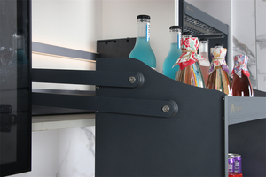 Particle Brand Wholesale Lift <b>Locker</b> Smart Storage Factory Direct Supply Custom Lift Kitchen <b>Cabinet</b> Gray TST Closet Accessories - Product Image 1