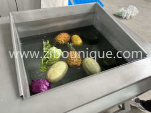 Laveuse commerciale inclinable pour laitues, choux, tomates et légumes, idéale pour le lavage des fruits flottants - Product Image 3