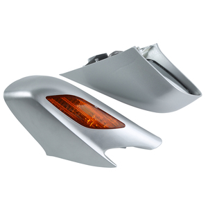 Specchietti retrovisori in argento XF-415T-SC indicatori di direzione arancioni adatti a <span class=keywords><strong>Honda</strong></span> ST1300 <span class=keywords><strong>1300</strong></span> 2002-2011 - Product Image 4
