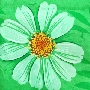 Vải Dệt Phân Tán <span class=keywords><strong>100Polyester</strong></span> Họa Tiết Hoa Hướng Dương Đáy Xanh Cho Nệm Và Hàng Dệt Gia Dụng - Product Image 1