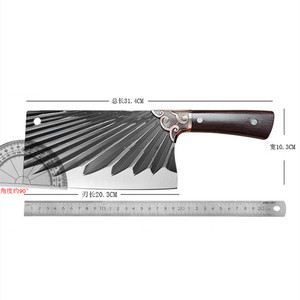 Cuchillos de cocina forjados en Longquan, venta al por mayor de cuchillos de Yangjiang, cuchillos de cocina para el hogar, cuchillos para cortar verduras, cuchillos para cortar huesos - Product Image 5