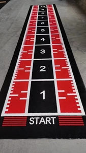 Tapis de sol antidérapant 2m x <span class=keywords><strong>4m</strong></span> pour piste de luge de gym sur mesure en intérieur, <span class=keywords><strong>gazon</strong></span> <span class=keywords><strong>synthétique</strong></span> PE pour entraînement et compétition HYROX - Product Image 2