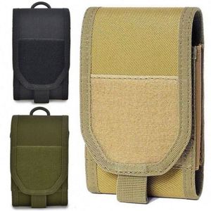 Custom Vintage Universal MOLLE Holster Mobile Phone Belt Pouch EDC Security Waterproof Oxford Waist Bag Case Compatible Phone - Product Image 4