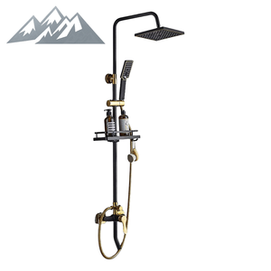 Columna de ducha moderna Wayon con estante integrado para artículos de tocador Accesorio de baño práctico y elegante - Product Image 6