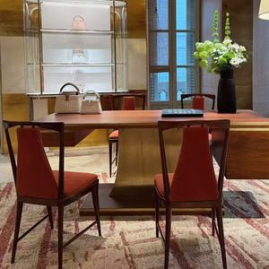 Evergo 3D Max Design Olive <strong>Green</strong> Velvet <strong>Dining</strong> <strong>Chair</strong> with Metal Legs <strong>Set</strong> <strong>of</strong> <strong>4</strong> Modern Design for Kitchen Turnkey Solution - Product Image 2