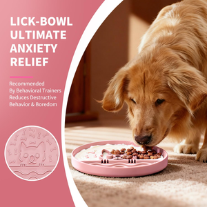 Pet Silicone Slow Feeding Bowl Food Easy Clean Dog Licking <b>Mat</b> Anti Gulp Choke Feeder <b>Large</b> Personalized Luxury Pet Bowl - Product Image 2
