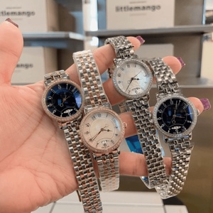 Fashionable And Trendy Watch Precision Quartz Movement <b>Diamond</b> Studded Bezel Stainless Steel <b>Chain</b> Strap Longiness. - Product Image 1