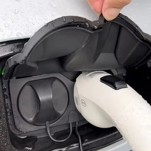 ที่ครอบแบบกันฝนช่องชาร์จยานพาหนะกันน้ำได้สำหรับ BYD Dolphin Seagull ATTO 3 Songs PLUS สไตล์ Han ฝาครอบกันฝุ่นกันฝน - Product Image 3