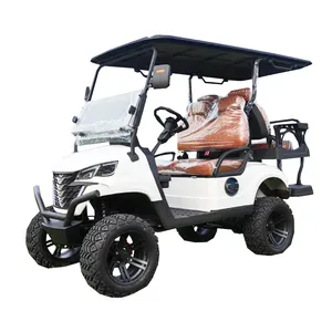 Thời trang và tiên tiến có thể sạc lại tiếng ồn thấp bốn chỗ ngồi điện Golf Cart Phụ Kiện Xe 3-4 hiệu suất cao Golf Cart
