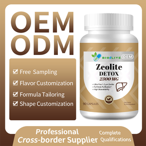 Complément Herbal pour la Santé du Foie Marque Blanche OEM 2300mg <span class=keywords><strong>Charbon</strong></span> <span class=keywords><strong>Actif</strong></span> Chardon-Marie Zéolite Capsules Détox Foie - Product Image 4