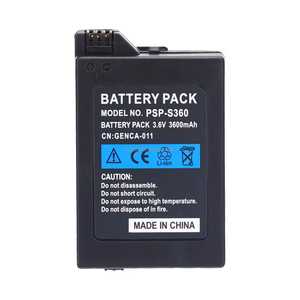 بطارية بديلة بسعة 1200 مللي أمبير و3600 مللي أمبير لجهاز سوني PSP2000 وPSP3000، بطارية قابلة لإعادة الشحن عالية السعة لـ PSP2000 و3000 - Product Image 4