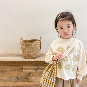 Camisetas de Otoño para Bebés y Niñas Pequeñas, Blusas Infantiles con Estampado, Ropa de Manga Larga de Algodón Estilo Coreano, Venta al Por Mayor B33A122078 - Product Image 2