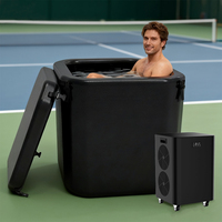 ICEMEND Drop Stitch Récupération Baignoire Gonflable Cold Plunge Ice Bath Système Avec Refroidisseur D'eau Certifié et Système De Refroidissement