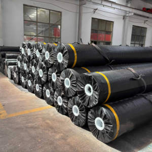 Géomembrane à surface lisse à prix d'usine, imperméable, pour les applications d'élevage de crevettes et d'agriculture - Product Image 1