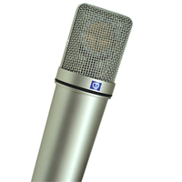 Microphone à condensateur cardioïde U87 -2, diaphragme doré de 34 mm, circuit d'amplification de classe A, alimentation fantôme 48V, microphone d'enregistrement vocal en studio