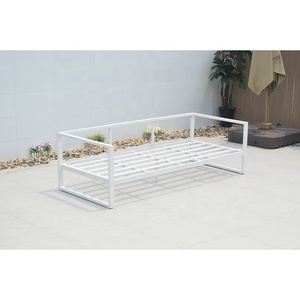 Juego de Sofás de Aluminio de Diseño Contemporáneo Simple para Hotel, <span class=keywords><strong>Villa</strong></span>, Apartamento, Uso en Patio Exterior y Jardín con Cojín de Asiento - Product Image 4