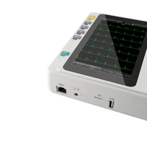 Electrocardiograph EKG Portable Digital 3/6/ 12channel 12 Leads ECG Machine