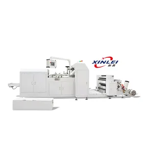 Xinlei brand automatic paper bag making machine sharp bottom paper bag forming machine