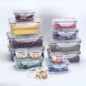 พลาสติกสำหรับตู้เย็นไมโครเวฟในห้องครัวพร้อมฝาปิดแบบง่าย16แพ็ค - Product Image 2