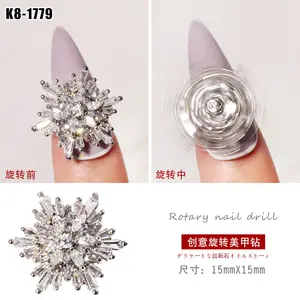 Misscheering Stars Thiết Kế Pha Lê Nail Art Thạch Nail Ornament Tassel Zircon Sparkles Hợp Kim Nail Art Trang Trí Đinh Tán