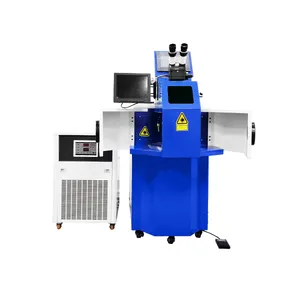 200w Jewelry Laser Welding Machine with Separate Chiller for Metal, Rings, Bracelets, Necklaces