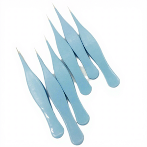 Pince à épiler en acier inoxydable de haute qualité, super produit, couleur personnalisée, pointe inclinée, pour la mise en forme et l'épilation des sourcils, usage beauté - Product Image 1