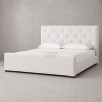 Meubles de chambre à coucher modernes et luxueux OAKEN, lits king-size et queen-size, lits sur mesure, lit avec cadre en bois pour la maison, l'hôtel, meubles de maison
