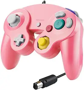 Màu Hồng Có Dây Trò Chơi Gamepad Phím Điều Khiển Điều Khiển Cho Nintendo Gametube Gametube Điều Khiển