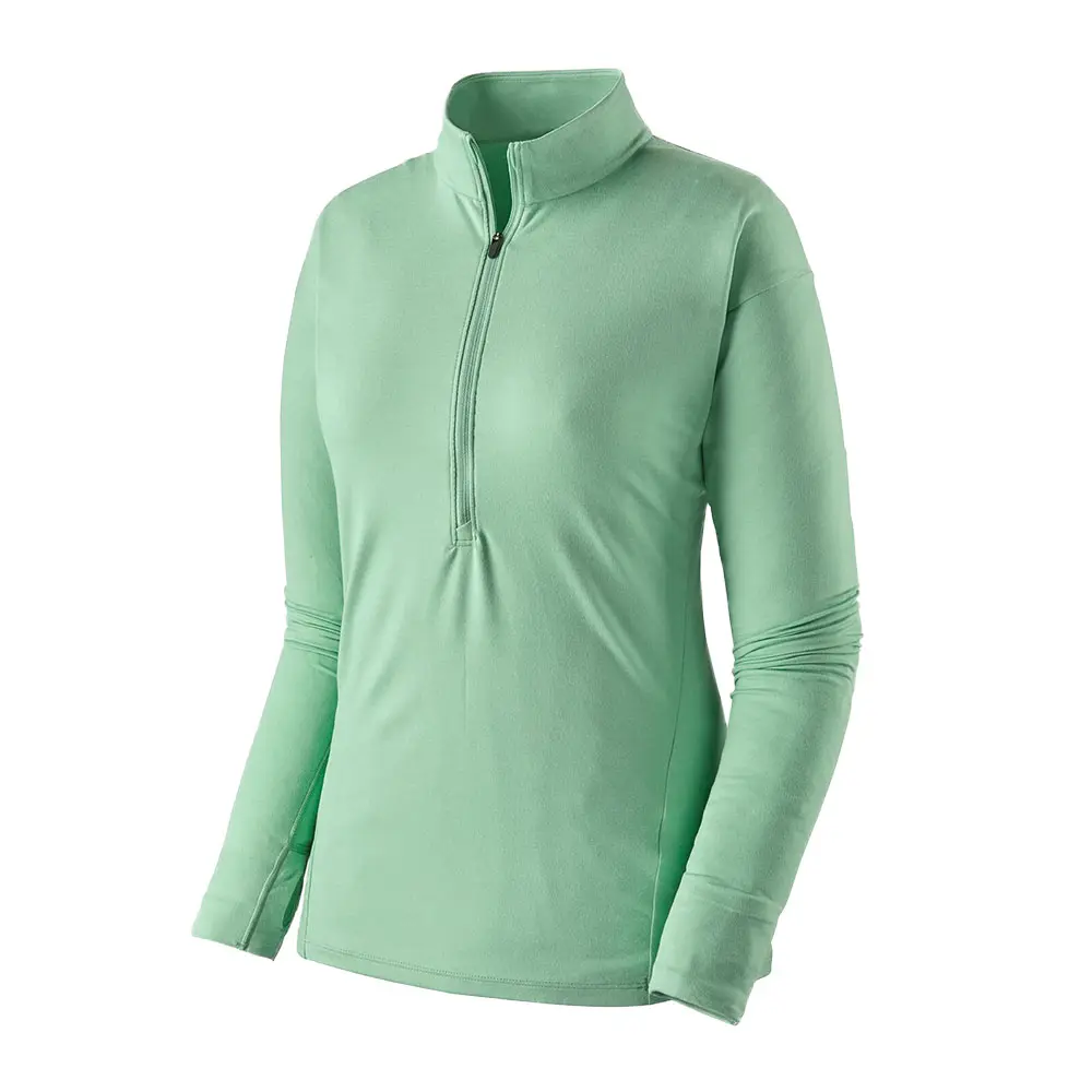 Custom Logo Print Women Half Zip Sweatshirt Pullover quick dry golf sports shirt