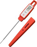 Thermomètre à viande Thermomètre alimentaire à lecture instantanée avec longue sonde pour eau, liquide, cuisine, gril, barbecue