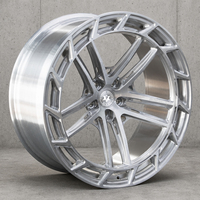 Jantes monobloc forgées sur mesure Viaol à double rayon fendu Aero Ring 19 20 21 22 23 24 pouces 5 trous compatibles Mercedes AMG GTR G63 Porsche