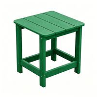 Banc de douche HIPS imperméable toutes saisons, table d'extérieur en plastique, petite table d'appoint de jardin en plastique