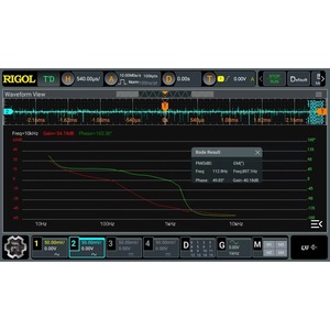 Oscilloscope numérique RIGOL DHO924 4 canaux 250 MHz Haute résolution 1,25 GSa/s Fréquence d'échantillonnage 12 bits de résolution - Product Image 4