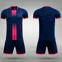 Ensemble d'uniformes de football unisexe pour adultes, couleur unie, pour matchs et entraînements, avec impression de numéros et de lettres, séchage rapide