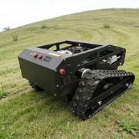 Nouveau Robot Tondeuse Débroussailleuse 2026 pour Nivellement du Sol et Coupe de l'Herbe, Idéal Petites Exploitations Agricoles, avec GPS Automatique